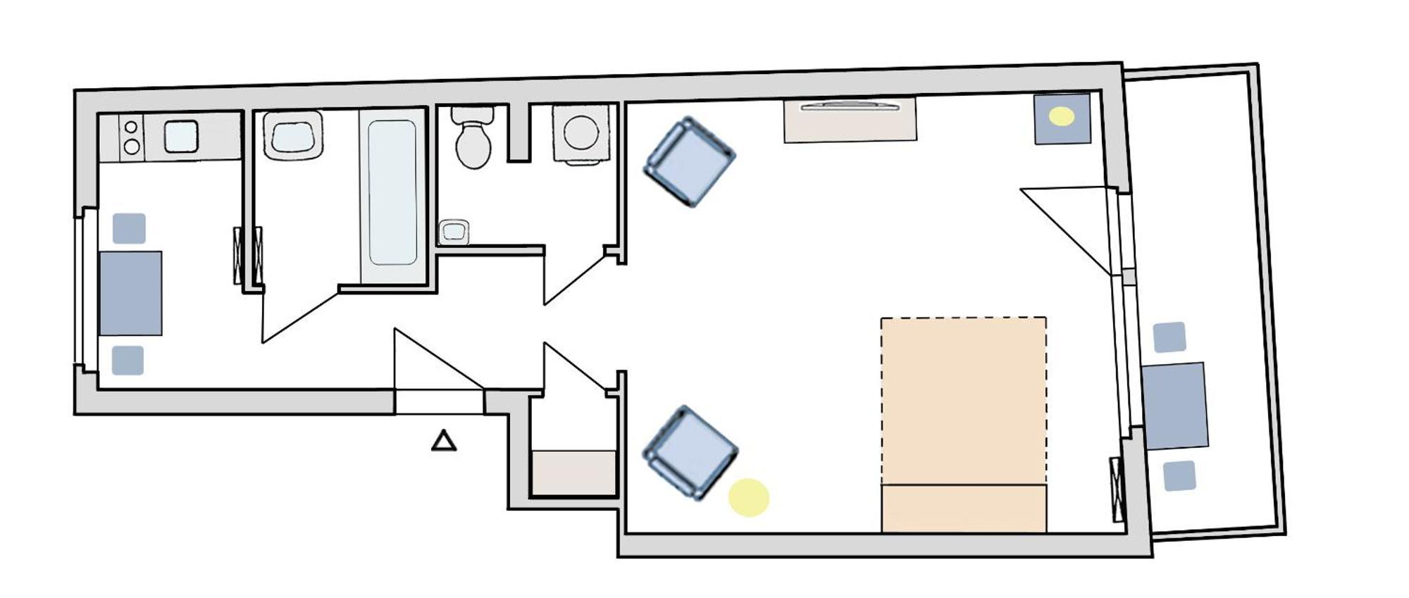 Apartamento Studio-apartment Augarten Viena
